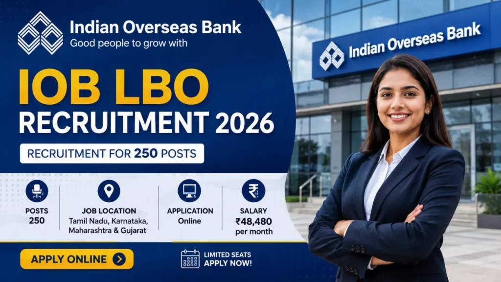 IOB LBO Recruitment 2026