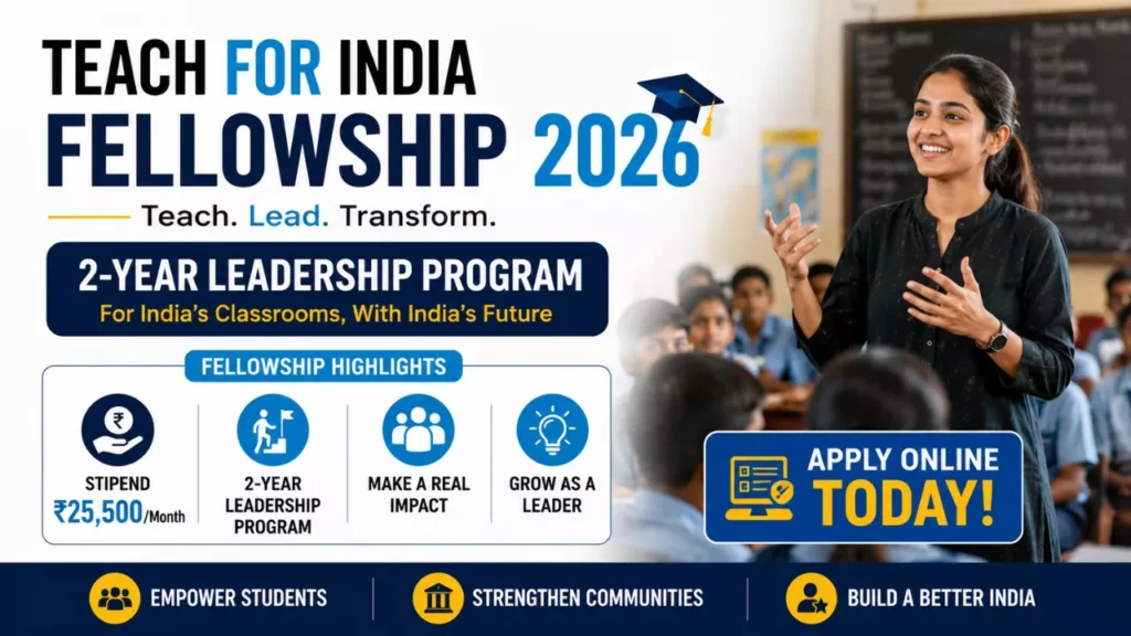 Teach For India Fellowship 2026
