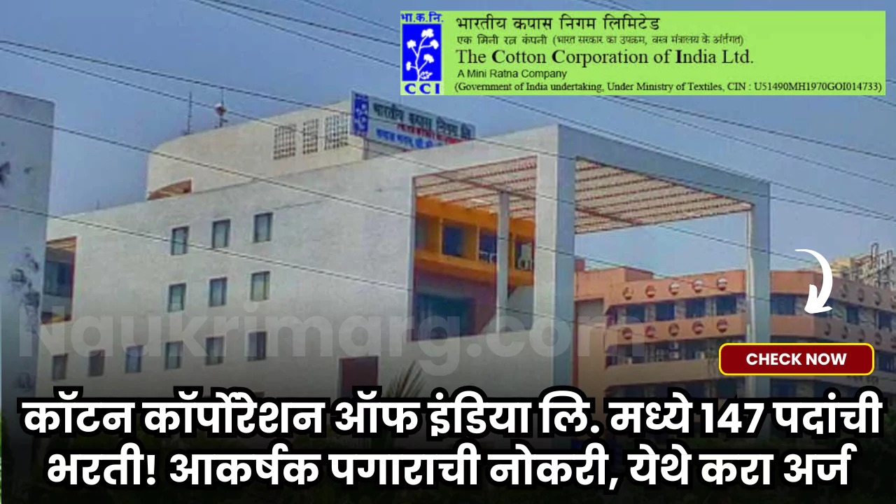 Cotton Corporation Bharti 2025