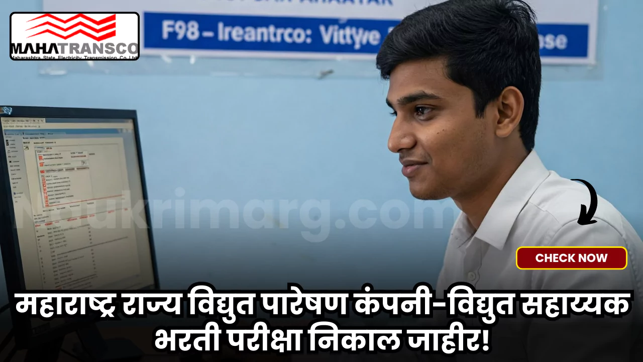 Mahatransco Result 2025 Vidyut Sahayak Check Online
