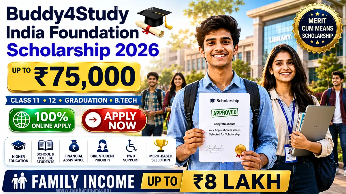 Buddy4Study India Foundation Scholarship 2026