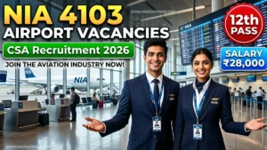 NIA Aviation Services CSA Recruitment 2026