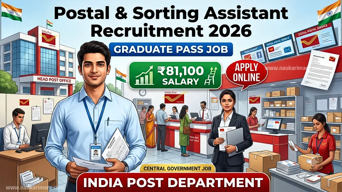 Postal and Sorting Assistant Recruitment 2026