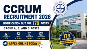 CCRUM Recruitment 2026