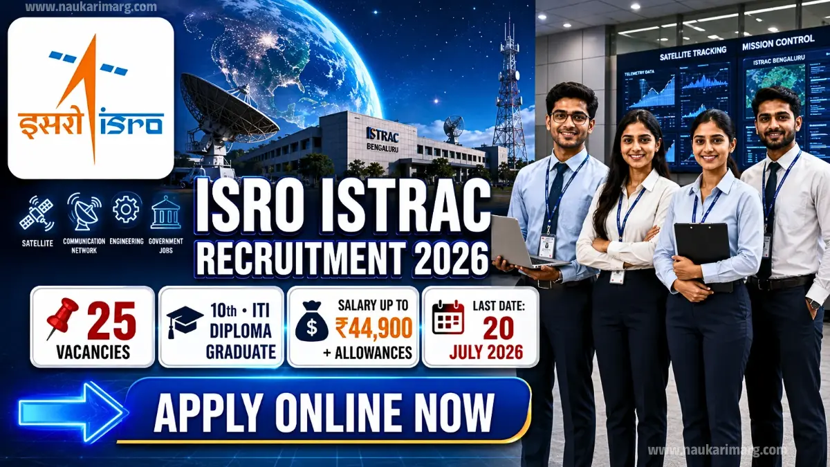 ISRO ISTRAC Recruitment 2026