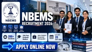 NBEMS Recruitment 2026