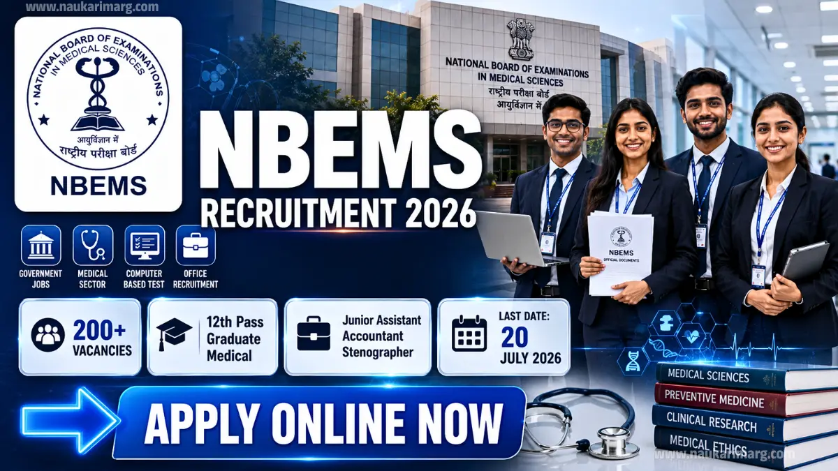 NBEMS Recruitment 2026