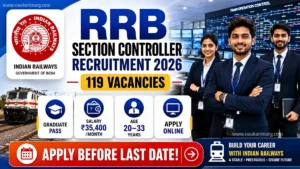 RRB Section Controller Recruitment 2026