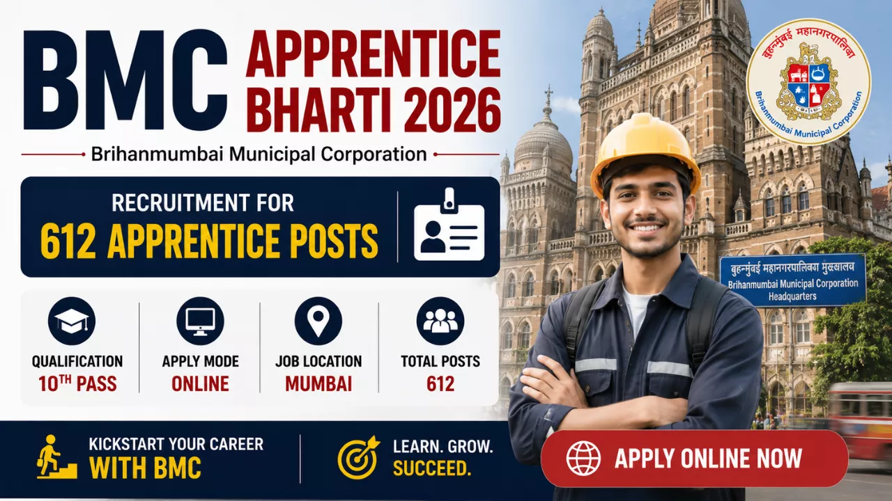 BMC Apprentice Bharti 2026