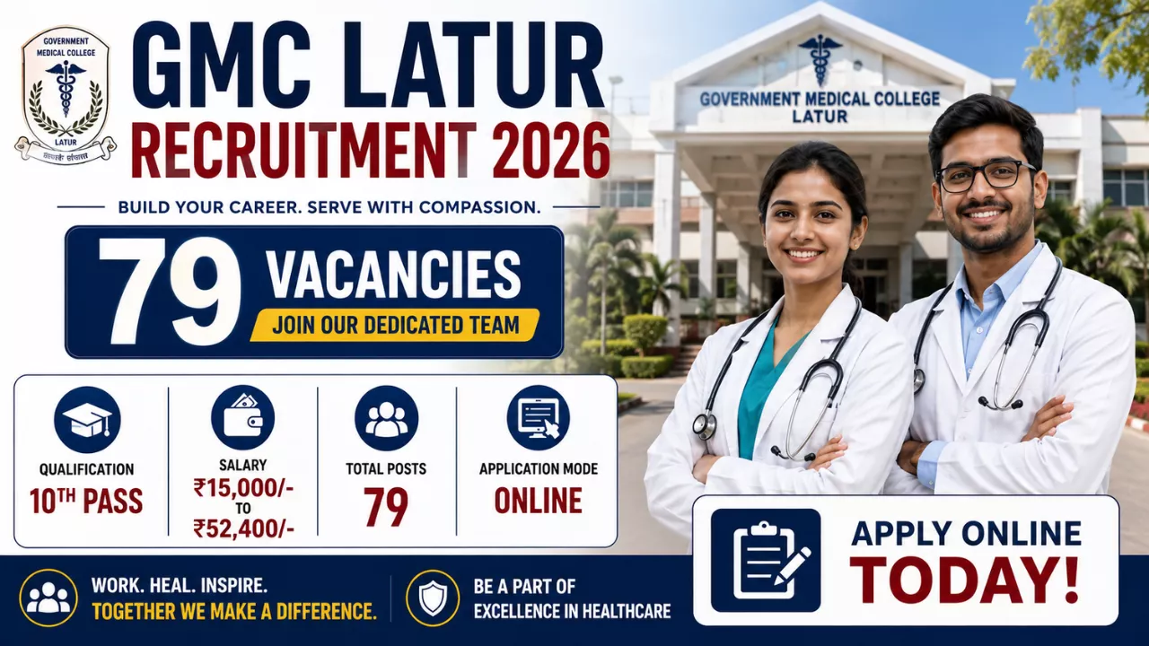GMC Latur Recruitment 2026