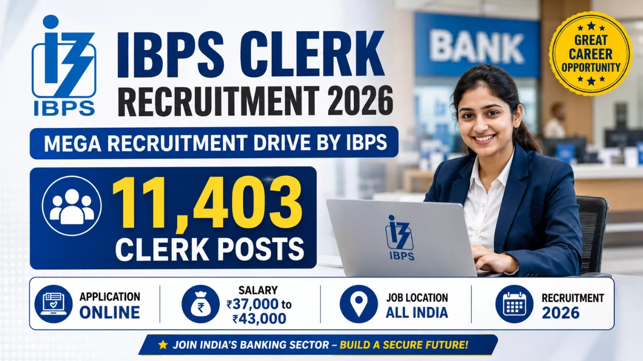 IBPS Clerk Recruitment 2026