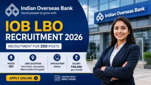 IOB LBO Recruitment 2026
