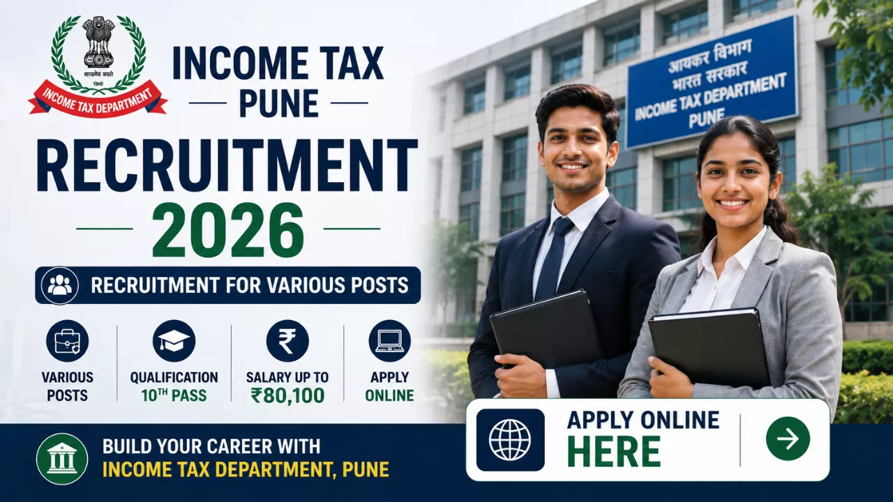 Income Tax Pune Sports Quota Recruitment 2026