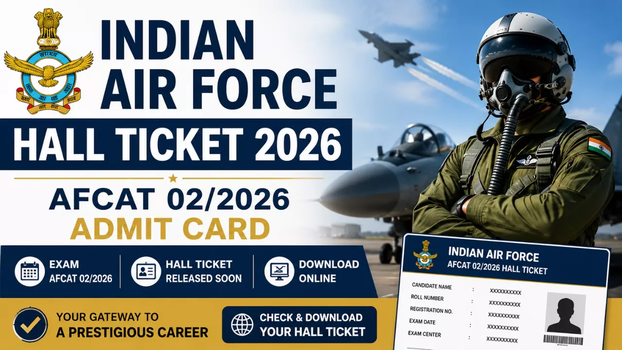 Indian Air Force Hall Ticket 2026
