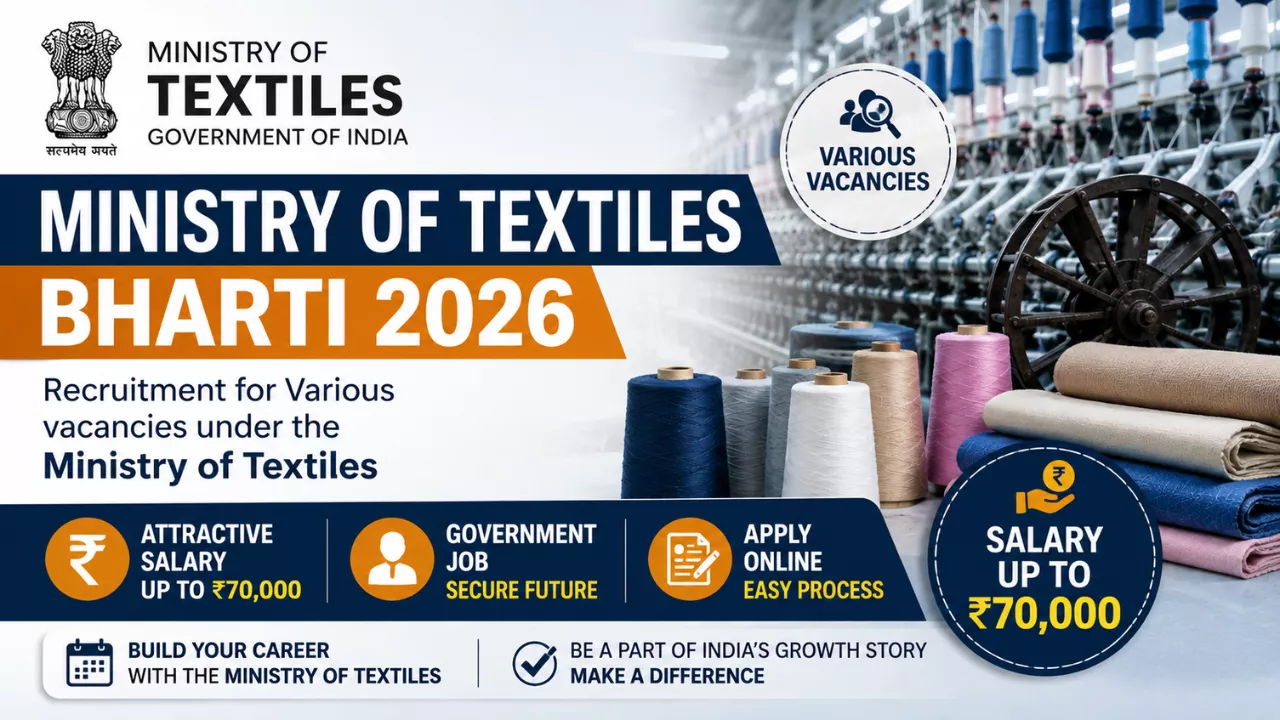 Ministry of Textiles Bharti 2026
