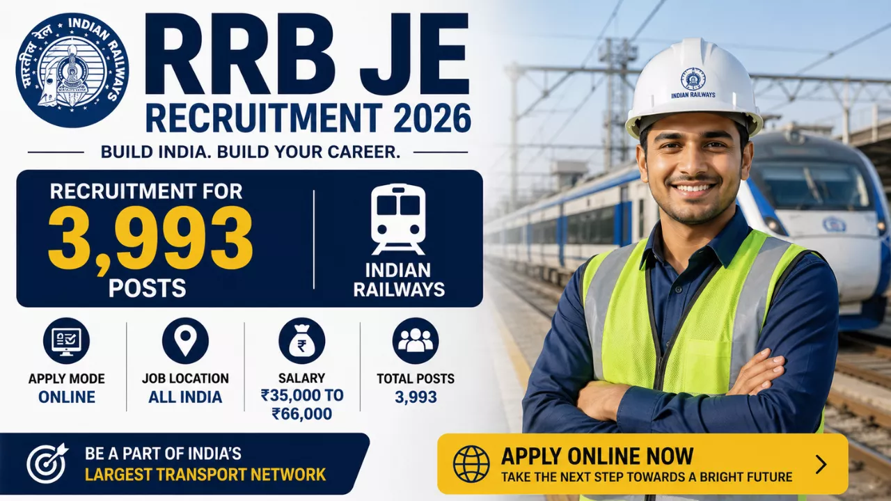 RRB JE Recruitment 2026