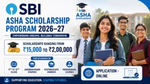 SBI Asha Scholarship Program 2026-27