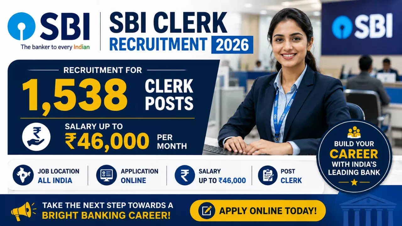SBI Clerk Recruitment 2026