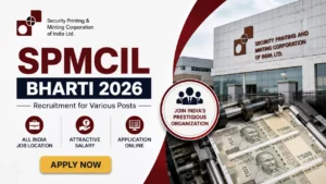 SPMCIL Bharti 2026