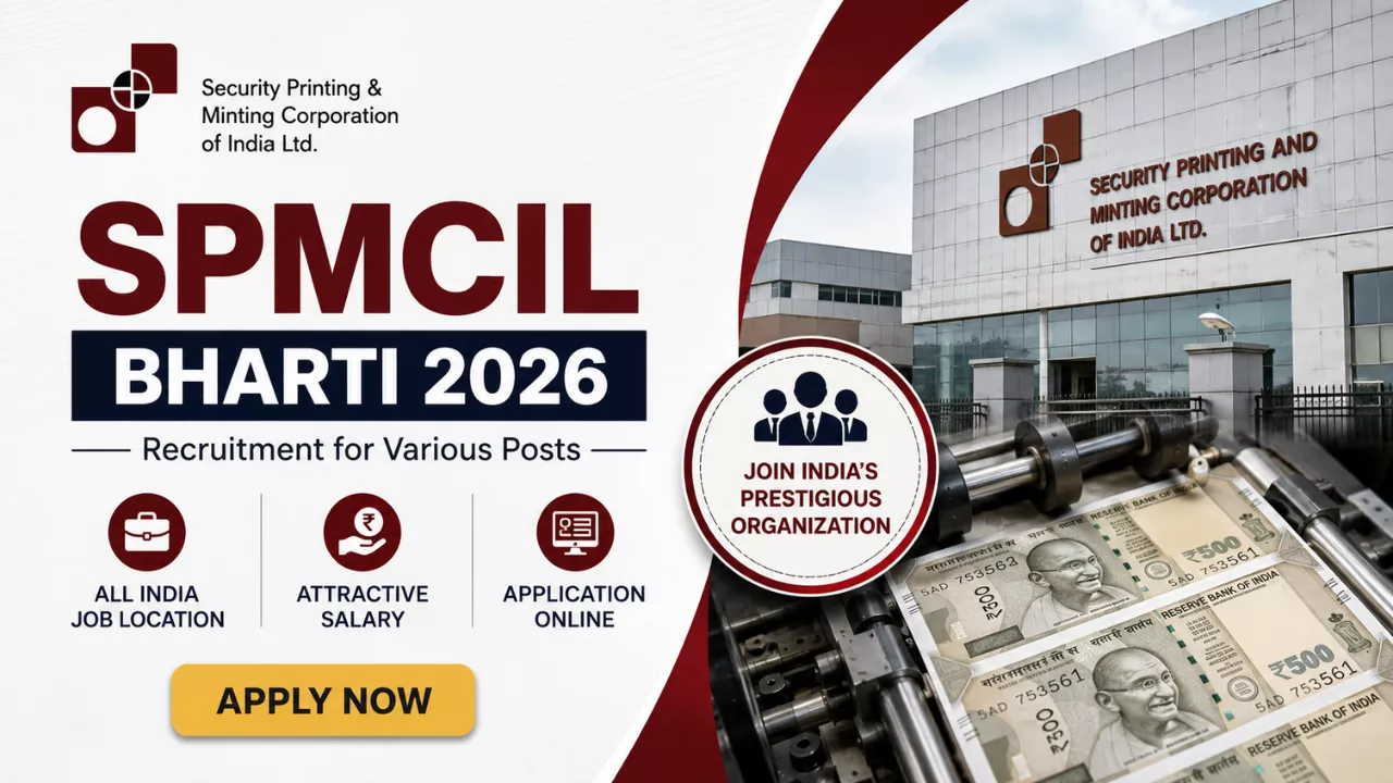 SPMCIL Bharti 2026