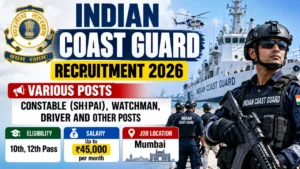 Indian Coast Guard Bharti 2026
