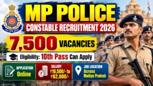 MP Police Constable Recruitment 2026
